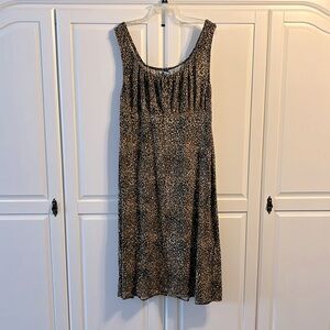 Old Navy Animal Print Midi Slip Dress
